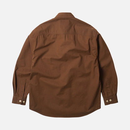 FrizmWorks Pocket Loop Work Shirt Brown