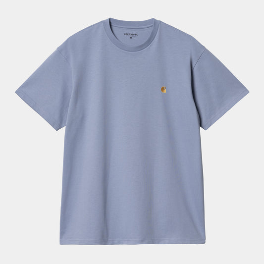 Carhartt Chase T-Shirt Charm Blue/Gold