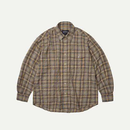 FrizmWorks Uneven Check Shirt - Yellow