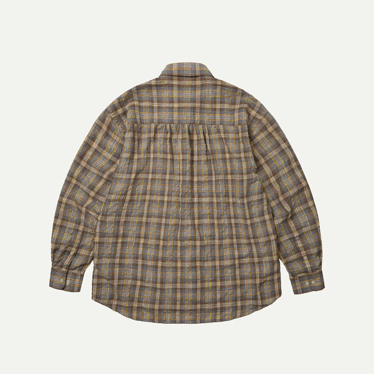FrizmWorks Uneven Check Shirt - Yellow