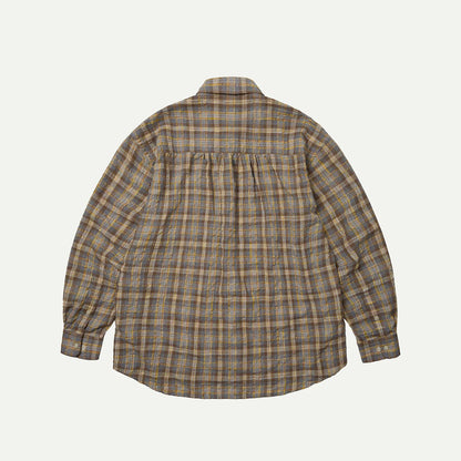 FrizmWorks Uneven Check Shirt - Yellow