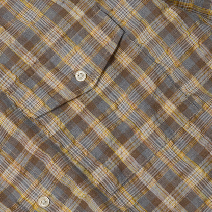 FrizmWorks Uneven Check Shirt - Yellow
