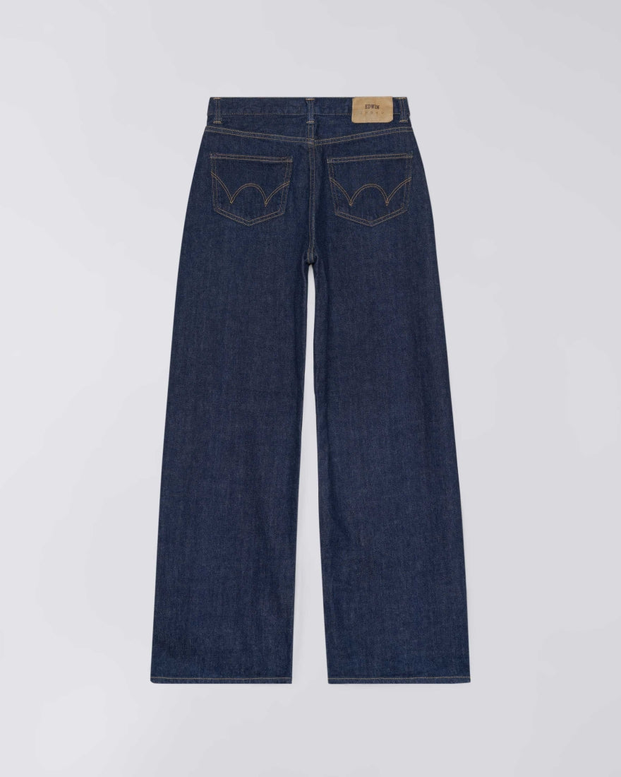 Edwin W' Olivia Pant  14oz Kurabo Red Selvage Denim - Blue Rinsed