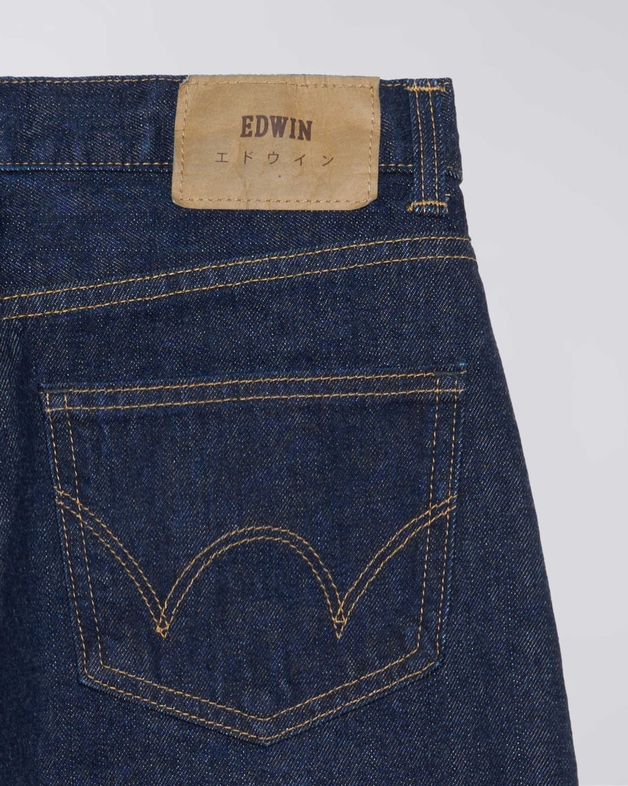 Edwin W' Olivia Pant  14oz Kurabo Red Selvage Denim - Blue Rinsed