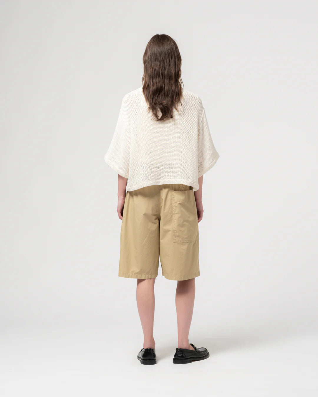 Girls of Dust Sumatra Shirt Trellis Cotton - Ecru