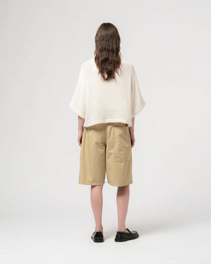 Girls of Dust Sumatra Shirt Trellis Cotton - Ecru