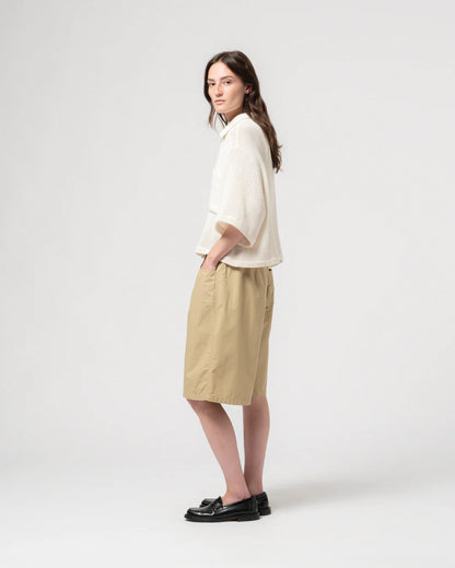 Girls of Dust Sumatra Shirt Trellis Cotton - Ecru