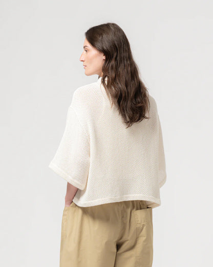 Girls of Dust Sumatra Shirt Trellis Cotton - Ecru