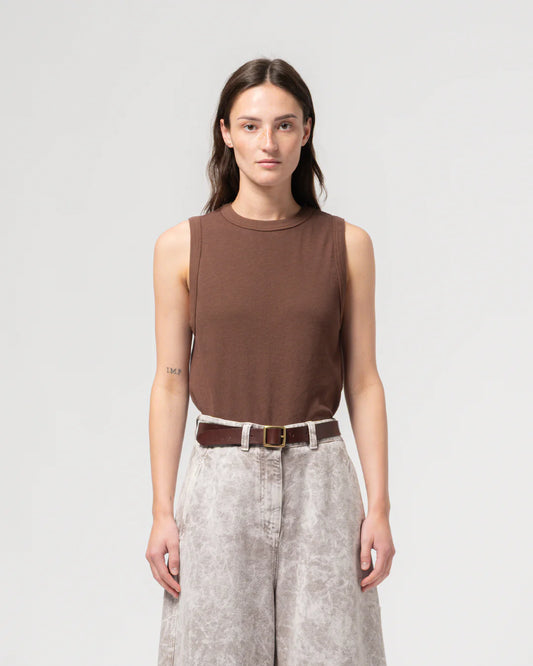 Girls of Dust Johnny Top Cotton Hemp - Aztek Brown