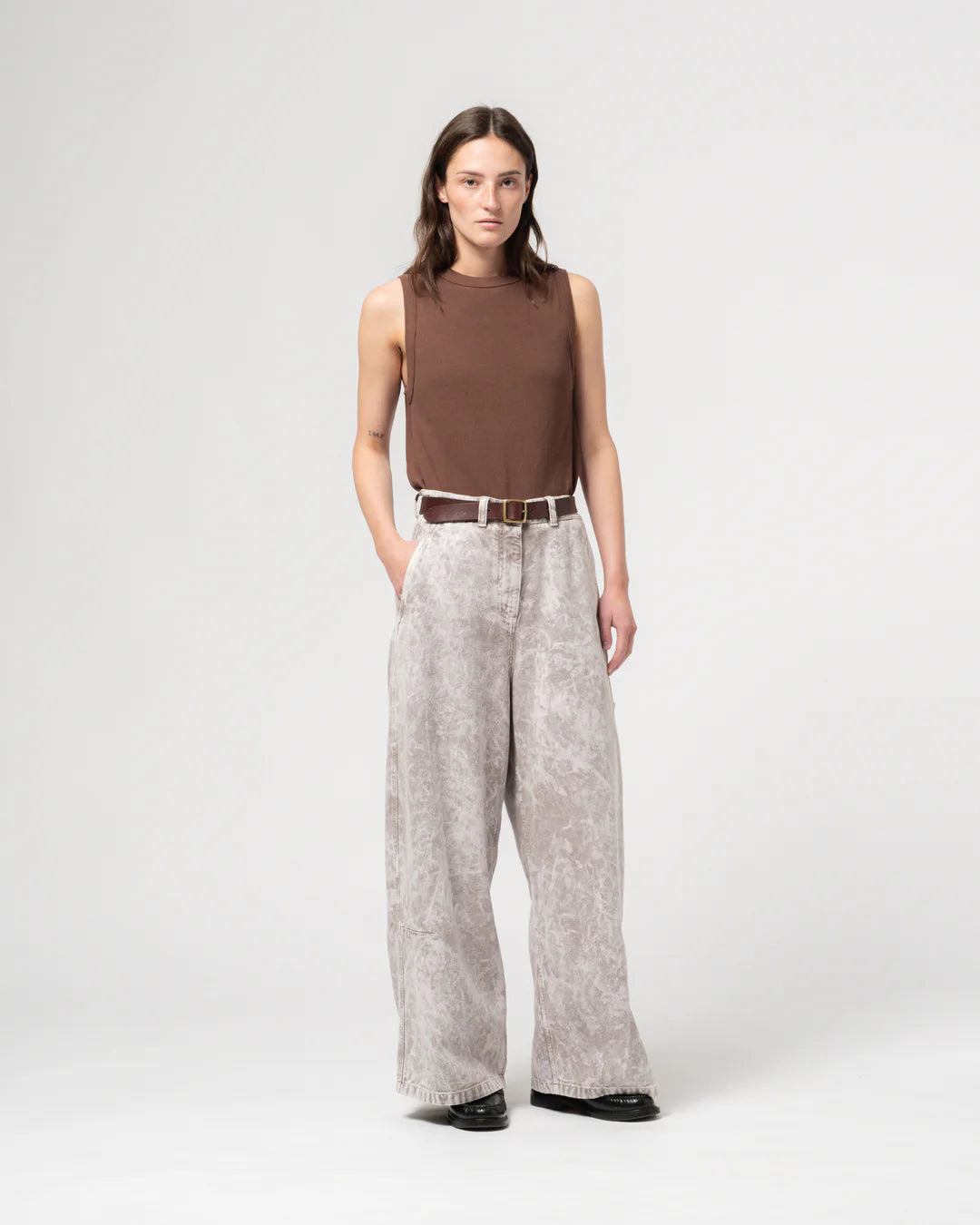 Girls of Dust Johnny Top Cotton Hemp - Aztek Brown