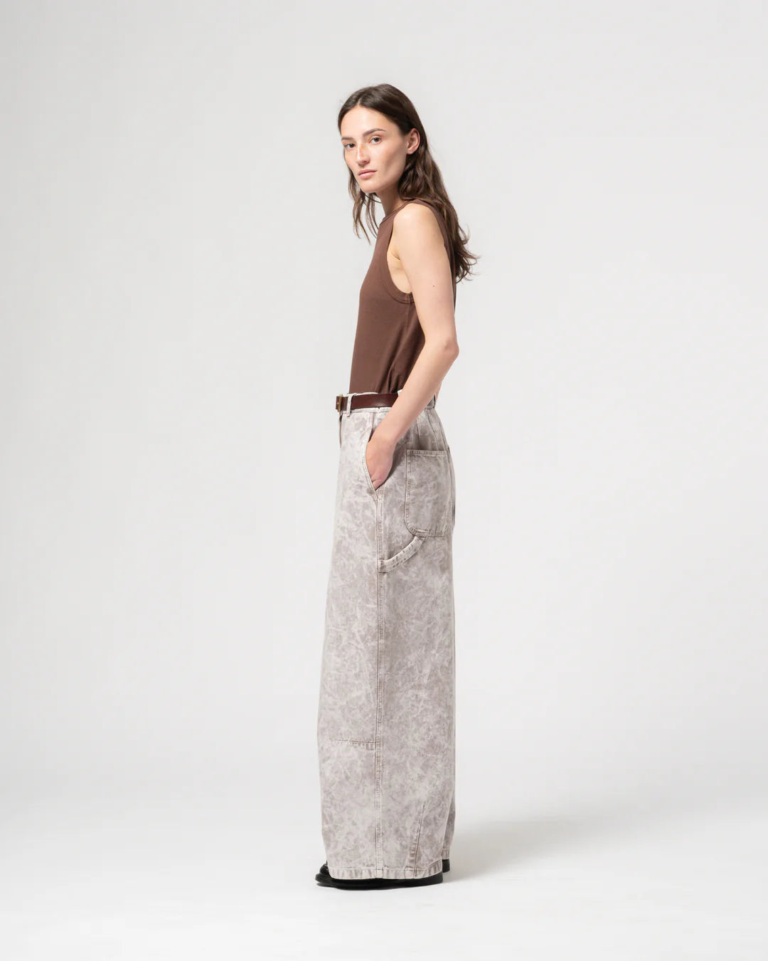 Girls of Dust Johnny Top Cotton Hemp - Aztek Brown