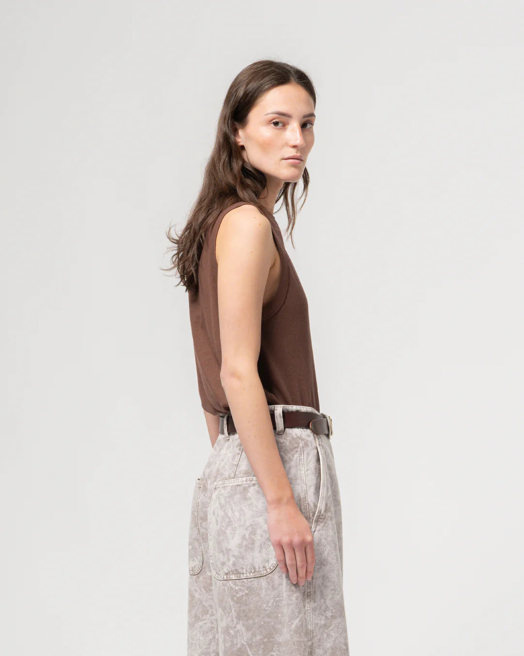 Girls of Dust Johnny Top Cotton Hemp - Aztek Brown