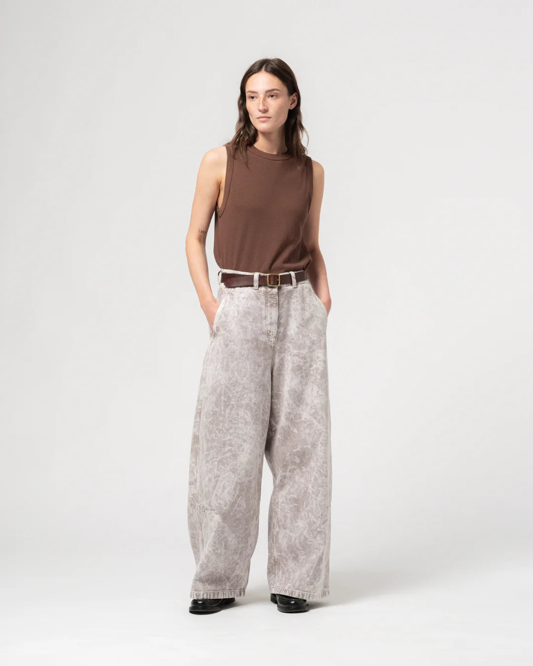 Girls of Dust Johnny Top Cotton Hemp - Aztek Brown