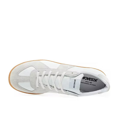 Novesta German Army All Leather Trainers - White