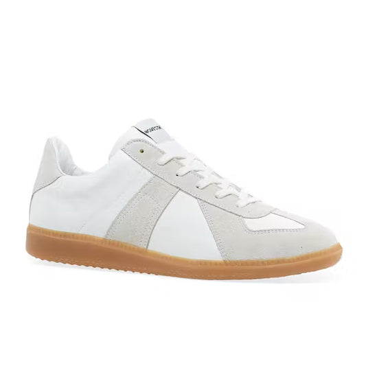 Novesta German Army All Leather Trainers - White
