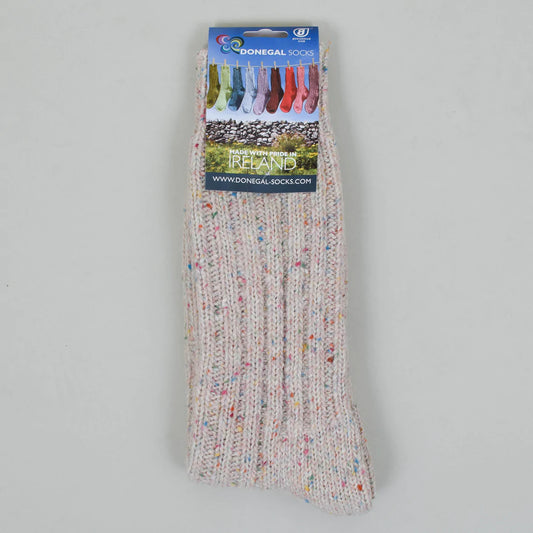 Donegal Socks - Natural/Mutli