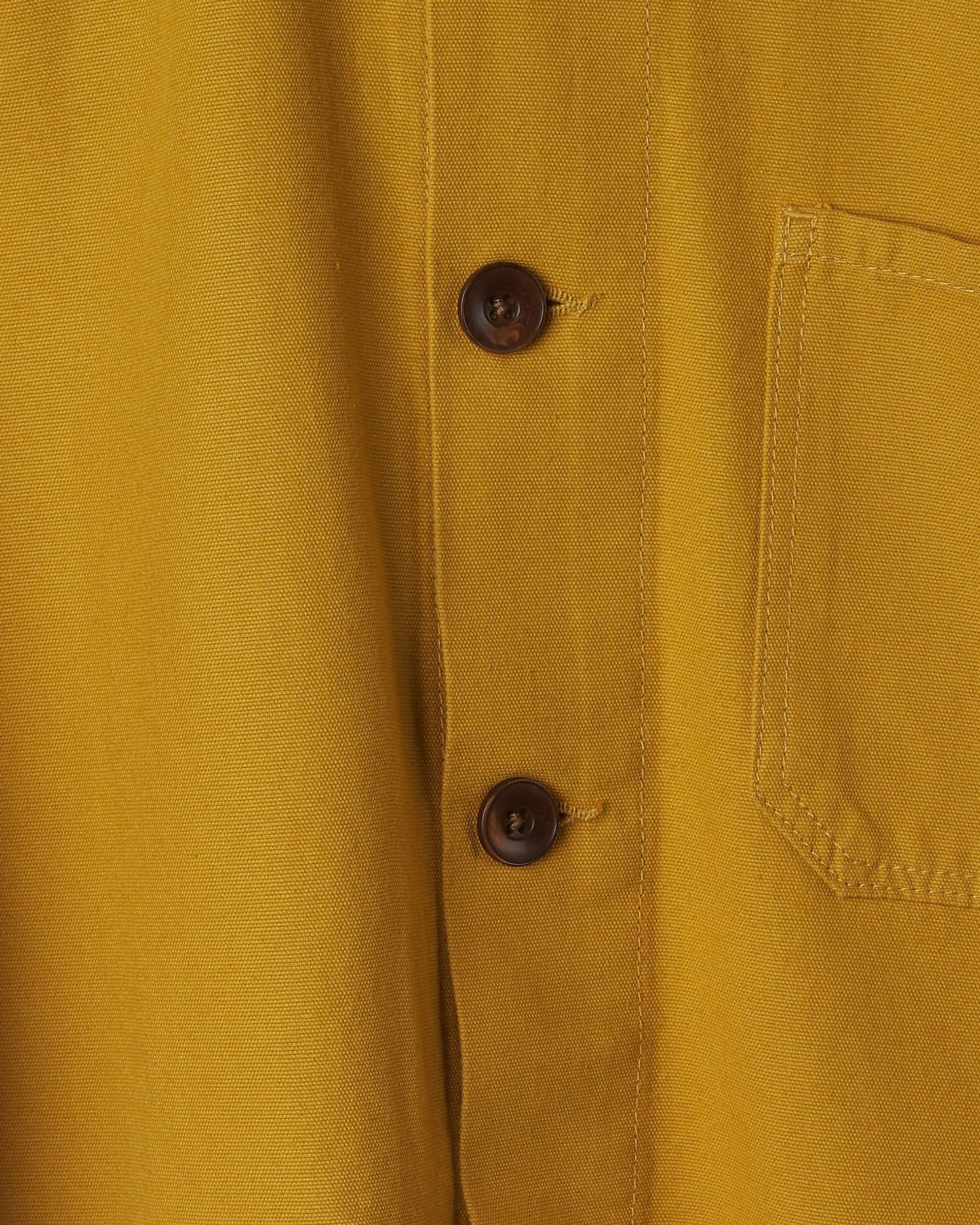 Uskees Buttoned Overshirt #3001 Yellow