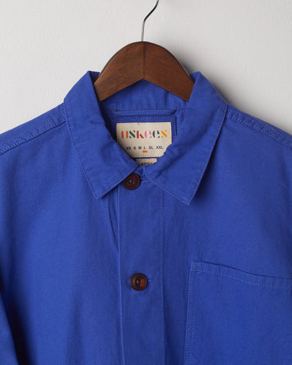 Uskees Buttoned Overshirt Ultra Blue #3001