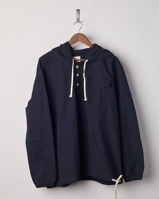 Uskees Button Front Smock - Midnight Blue #3012
