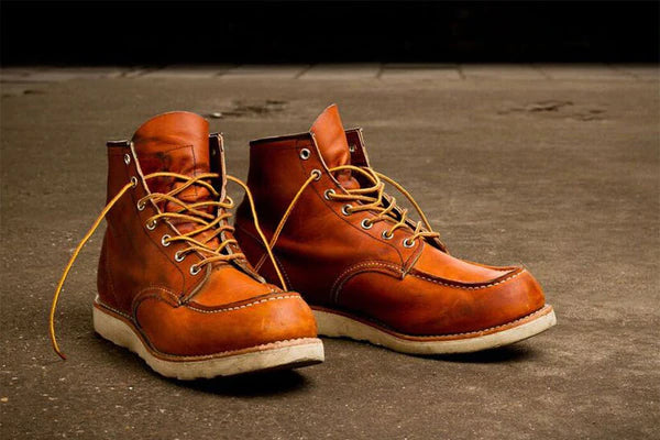 Red Wing Classic Moc Toe Boots 875 Oro Legacy